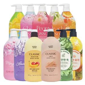 해피바스 바디워시 900g /비타민워시/촉촉/순한/라벤더