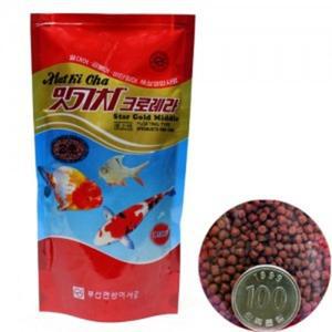 PSP 맛기차 크로레라 240g / 금붕어 잉어 비단잉어 사료 먹이 밥 부상성 크로렐라 열대어 관상어