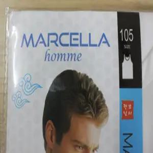 1장 갱수네 남성 흰색 모시 나시 매쉬 런닝 여름용 95 100 105 110호