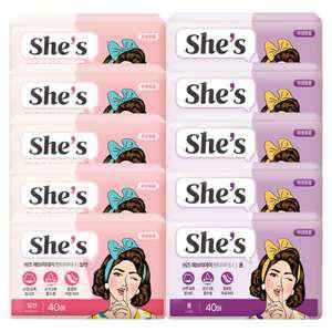 쉬즈 팬티 라이너 400매 생리대