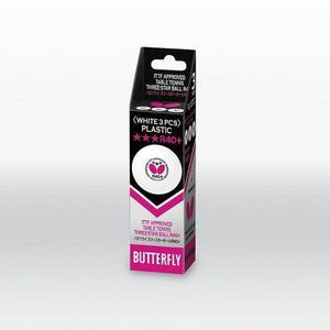 버터플라이 시합구 R40+ /3개입/3구/3스타 국제경기용 탁구공