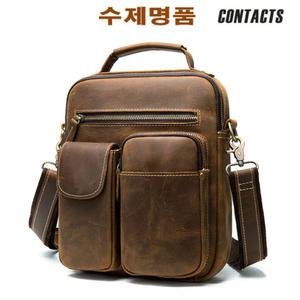수제명품 컨택츠 통가죽 남성크로스백 MB105 아이패드케이스 남자크로스백