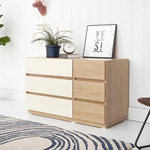 원마인드 샤르망 3단서랍장 와이드체스트