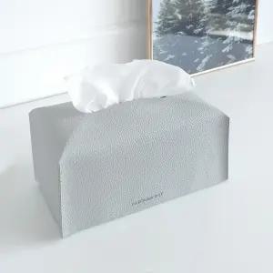 레더 가죽 티슈커버 휴지케이스 각티슈커버