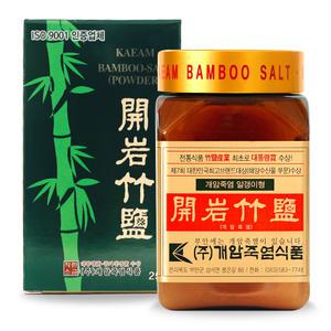 개암죽염 9회 죽염 분말 250g 생활 미네랄 소금