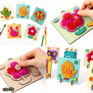 모스액자만들기/원목액자/ 만들기재료/수업재료/학습/모스공예/diy