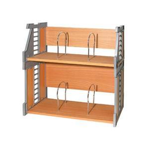 [오피스넥스]도이 원목2층만능책꽂이 BS-057(600x250x600mm)