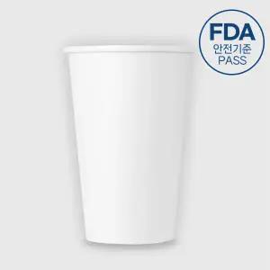 친환경 종이컵 16온스 핫컵 무지 1000개 1박스 /국내산