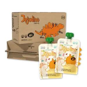 [오가닉디노]100% NFC 감귤 착즙주스 제주디노 무첨가 어린이주스(40팩)