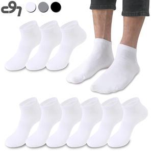 면함유량을 20% 높인 순면 남자 논쿠션 발목 스니커즈 양말 10켤레