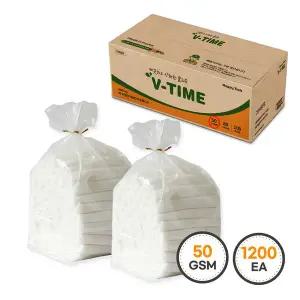 그린위생 업소용 덕용물티슈 비타임 50g 1200매