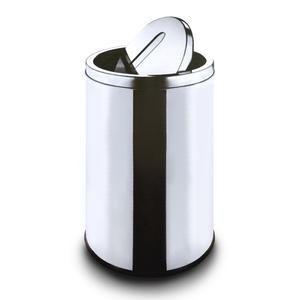 올스텐 휴지통 20L 원형 스윙 뚜껑 매장 식당 화장실 쓰레기통