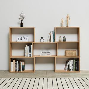 DIY간편조립 3단 폭조절 책장 선반 수납장 2개1세트