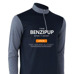 벤집업 배색 티셔츠 봄 가을 남자 남성 스판 긴팔티셔츠