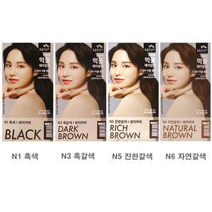 먹물 헤어 칼라 / 염색약 염모제