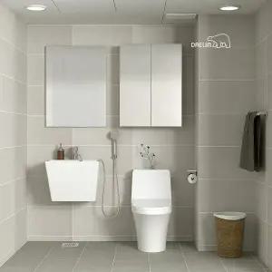 [DAELIM]대림바스 그레이리브 소형욕실 리모델링