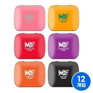 임팩트 민트 캔디 독일 무설탕 금연 사탕 목캔디 12개