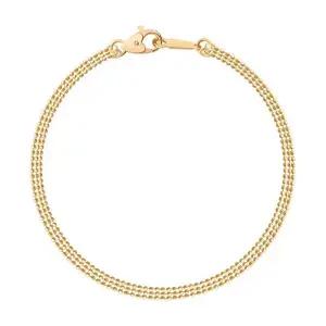 갤러리아 [골드팡] 14k 쓰리라인골든볼 팔찌