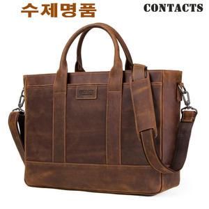 수제명품 CONTACTS 통가죽 남성크로스백 M109 남성 서류가방 숄더백 노트북가방