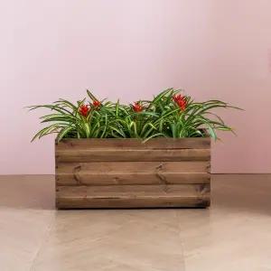 SGR600 텃밭상자 화분 베란다텃밭 옥상 원목 대형 플랜트박스 나무 이동식