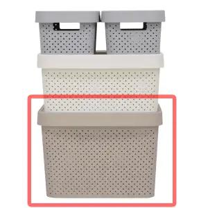 커버 바스켓 대 플라스틱 수납 바구니 정리함 라탄