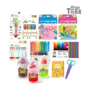 [마이리틀타이거] 550~9900 육아 필수템 /슬라임/색종이/스티커/모래놀이/안전가위/우산 등