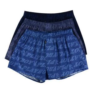 남성 남자 순면 사각 팬티 플레이보이 로고 트렁크 PMT1201 3매 세트