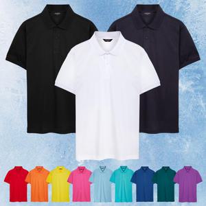 완티 베이직 무지 쿨론 PK카라 반팔티 소매 시보리 (HAN711) 남자 여자 유니폼 단체티 단체복