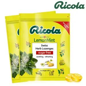 리콜라 스위스 캔디 레몬민트 342g 2개