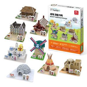 입체퍼즐 페이퍼락 세계전통가옥