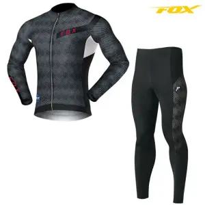 폭스 P101BK+P107BK 라이딩 사이클 자전거 의류 복장 세트