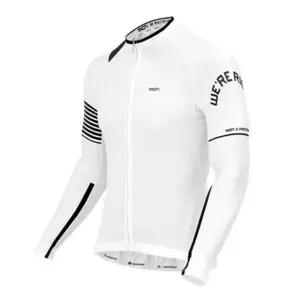 MCN 라이더 화이트 긴팔 싸이클 라이딩 자전거져지 저지 상의