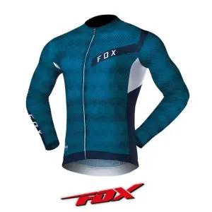 폭스 긴팔 사이클 라이딩 자전거 져지 저지 상의 P101BL