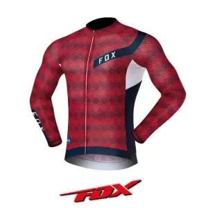 폭스 긴팔 사이클 라이딩 자전거 져지 저지 상의 P101RE
