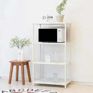 수납선반 4단 진열장 렌지대 다용도수납장