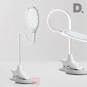 듀플렉스 LED 클립형 학습용 스탠드 DP-330LS 사무실 공부방 책상 학생 독서등 공부 자라바