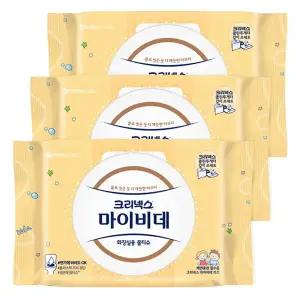 크리넥스 마이비데 키즈 캡형 40매 3팩 어린이 아기 유아 화장실 물티슈