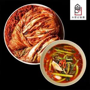 [소문난일품] 포천명가 배윤자 포기김치 5kg + 열무물김치 2kg