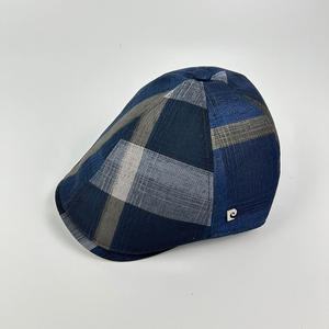 피에르가르뎅 중년 체크 망사 봄 여름 헌팅캡 어르신모자 도리구찌