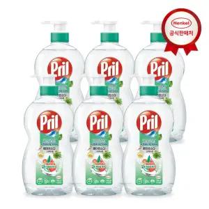 갤러리아 헨켈 주방세제 프릴 베이킹소다 700ml 허브 x 6개