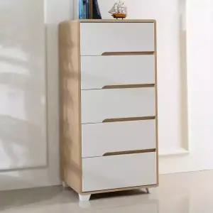 장인가구 시클리 화이트 600 5단 서랍장(착불)