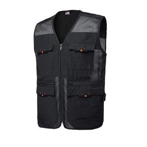 티뷰크 마크 TC-1501 블랙 경량 메쉬 배달 라이더 조끼 작업복 근무복 단체복 현장복