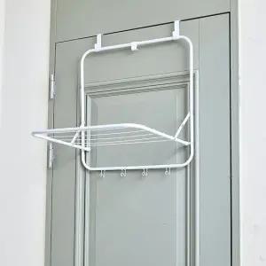 [모던하우스] ON 문걸이형 간이 빨래 건조대 white