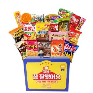 참잘했어요 과자세트 종합 과자선물세트 19종 박스 단체 간식