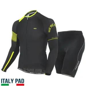 MCN 라이더 블랙 긴팔져지+4부바지 라이딩복 자전거의류