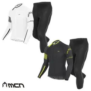 MCN 라이더 긴팔+7부 패드바지 싸이클복 자전거의류 복장