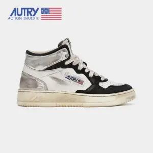 메달리스트 빈티지 미드 운동화 BLACK SILVER