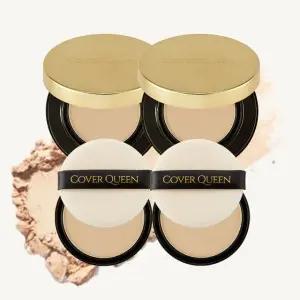 [커버퀸] 오리엔탈 골드 파우더팩트 본품2+리필2