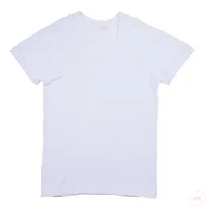 HY 트라이 순면 백색 U넥 반팔런닝 면티셔츠 이너웨어티 남자티셔츠