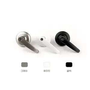 엔젤금속 현관 방화문 철문 손잡이 도어락  SHL 9000 미래그레이  블랙  화이트  기본열쇠 마스타키 동일키 호텔락  두꺼운문  단열용 편심진문 상가화장실 아파트계단 통로